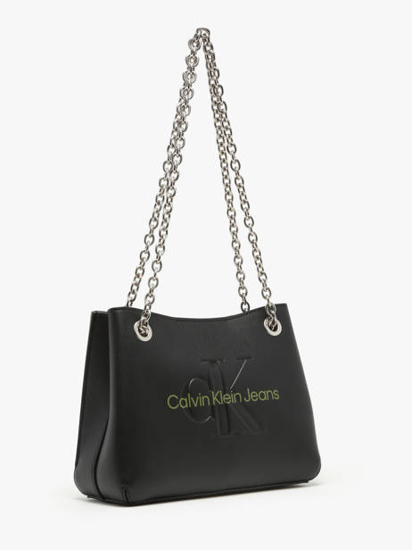 Schoudertas Sculpted Calvin klein jeans Zwart sculpted K607831 ander zicht 2